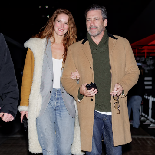 What do we know about Jon Hamm and Anna Osceola's engagement